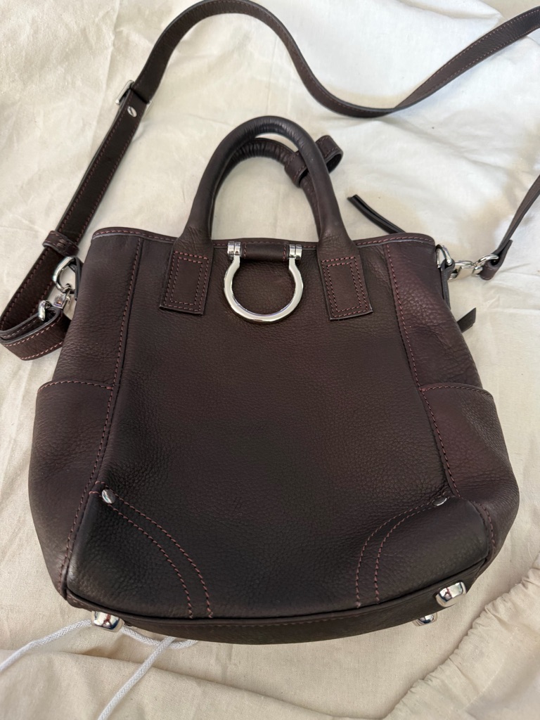 Saphan Mini Chloe Convertible Backpack In Chocolate
